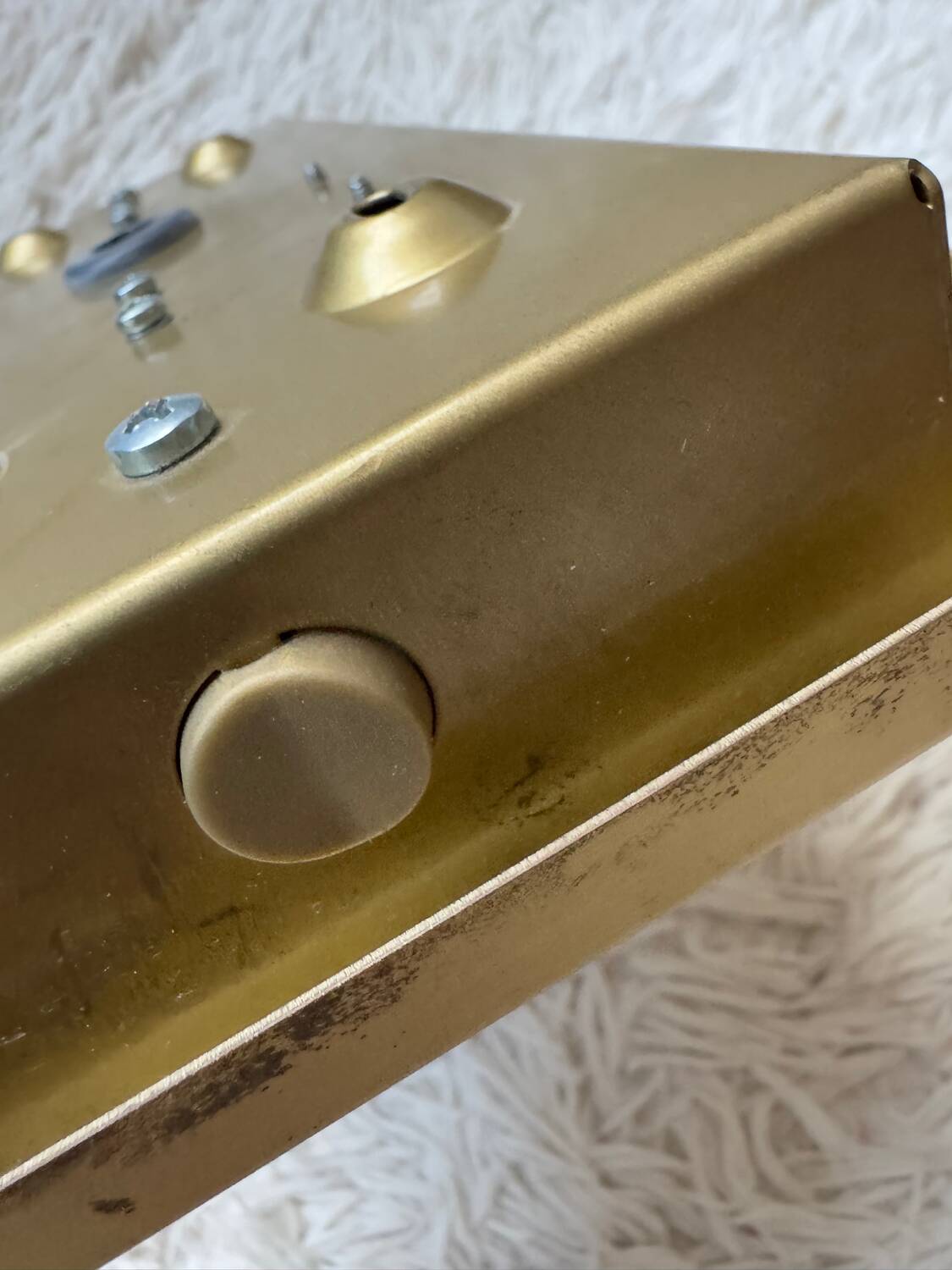 Applique laiton verre Grossmann années 80