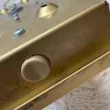 Applique laiton verre Grossmann années 80