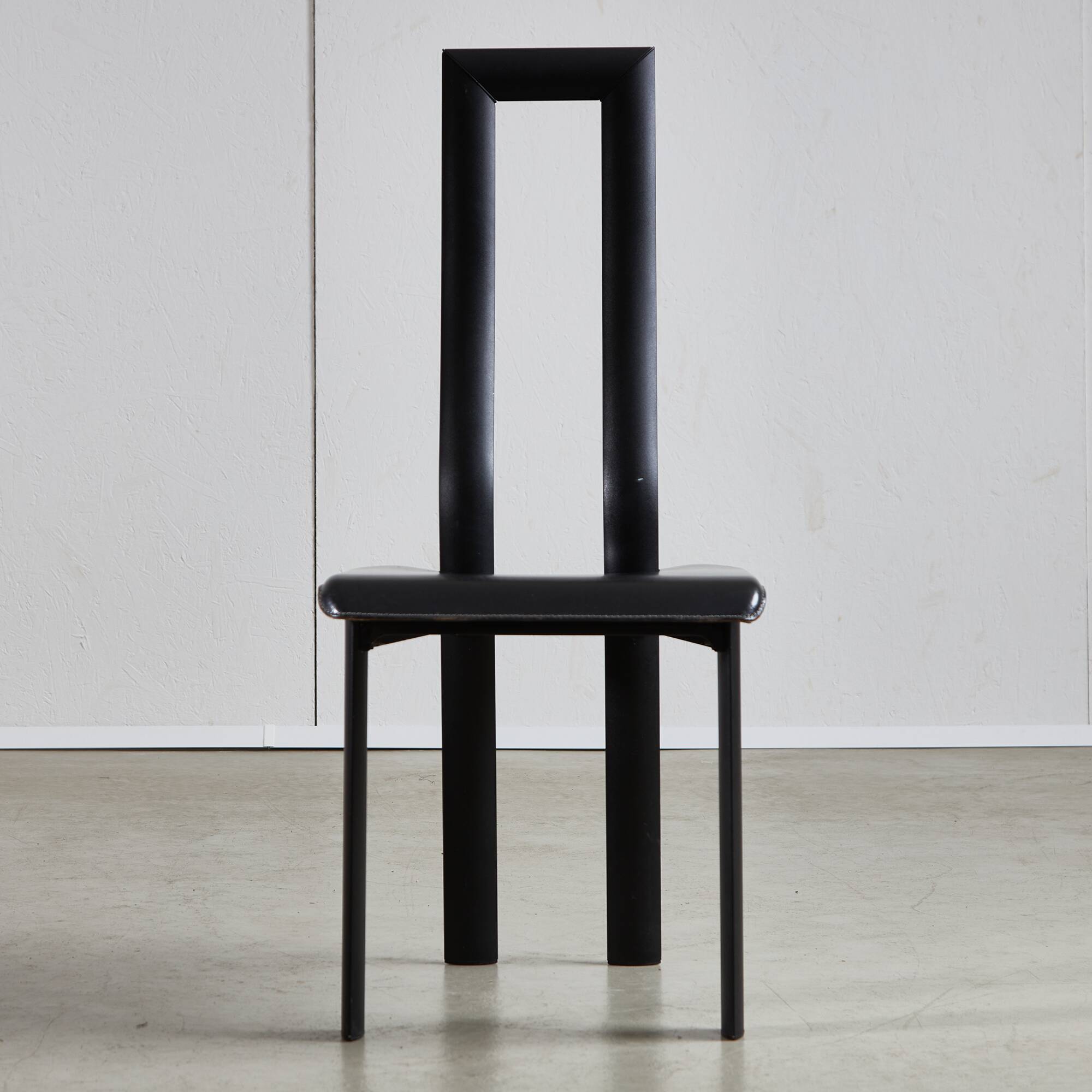 Regia Dining Chairs by Antonello Mosca for Ycami Collection, 1980s