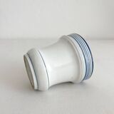 Tasse brulot ancienne en porcelaine liserés bleus 19eme siècle