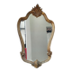Miroir baroque rocaille Louis XV doré vintage