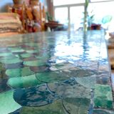 Table zellige artisanal  180x90x76 cm
