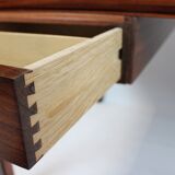 Bureau en bois de rose des années 1960