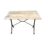 Cast and marble bistro table
