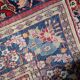 Tapis persan Kashan ancien fait main, 136 cm x 204 cm, années 1910