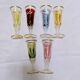 Vintage liqueur glasses in perfect condition in their original box.