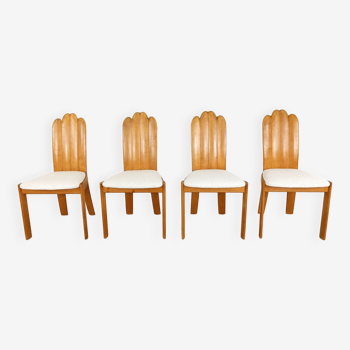 Ensemble de 4 chaises à repas scandinaves par Vamdrup Stolefabrik, 1960