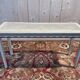Banquette - Banc de piano peinte en cannage