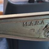Brass and marble coffee table