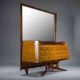Dressing Table or Console with Mirror by Vittorio Dassi, 1950s