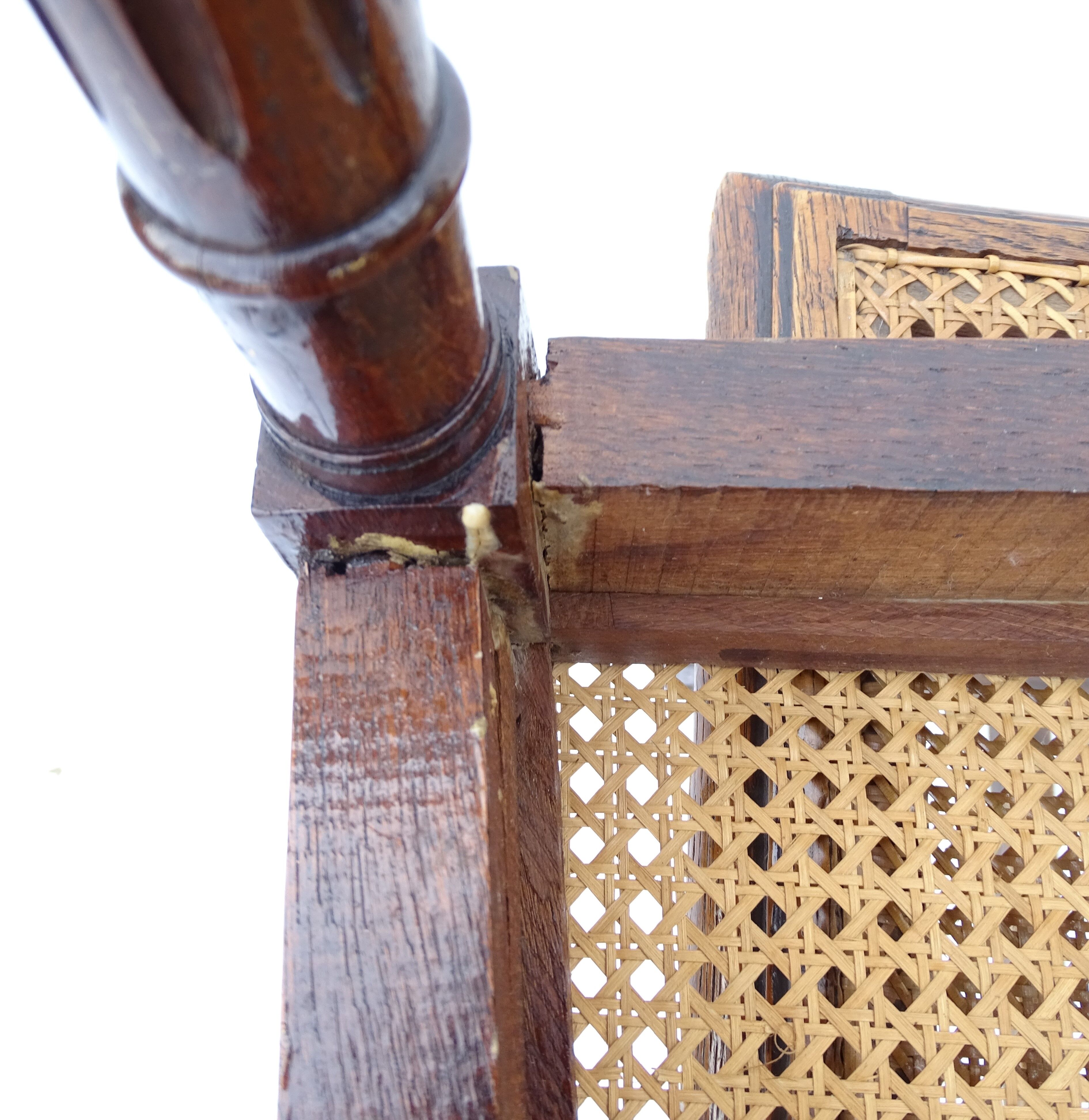 Set of 6 canned chairs