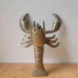 Homard cendrier/encrier en laiton