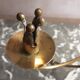 Brass chandelier - crowns - year 50