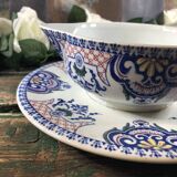 Gravy boat and its frame Gien Royal