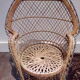 Duo de fauteuils de poupée en osier