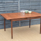 Extended dining table by Kofod Larsen * openwork model