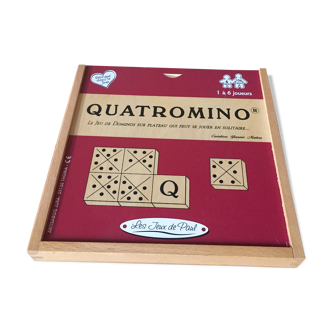All-wood Quatromino game