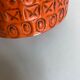 Bitossi Ceramiche orange pitcher vase by Aldo Londi Italian design