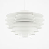 White verona lamp by svend middelboe for nordisk solar