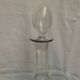 Carafe en cristal ciselé estampillé belgique