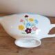 Saucière années 50 Salins modèle Jocelyne - fleurs