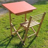 Folding children's desk 50s/60s