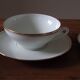 Three porcelain tea cups
