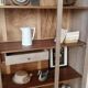 art deco wardrobe, bookcase