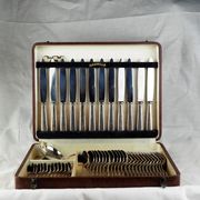 Menagère metal silver Orbrille 49 pieces - Joseph Buisson - XXth