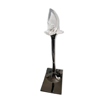 Lampe florale espagnole en verre éditée par Mantra