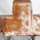 Vintage Spanish brutalist bar stool 1970s