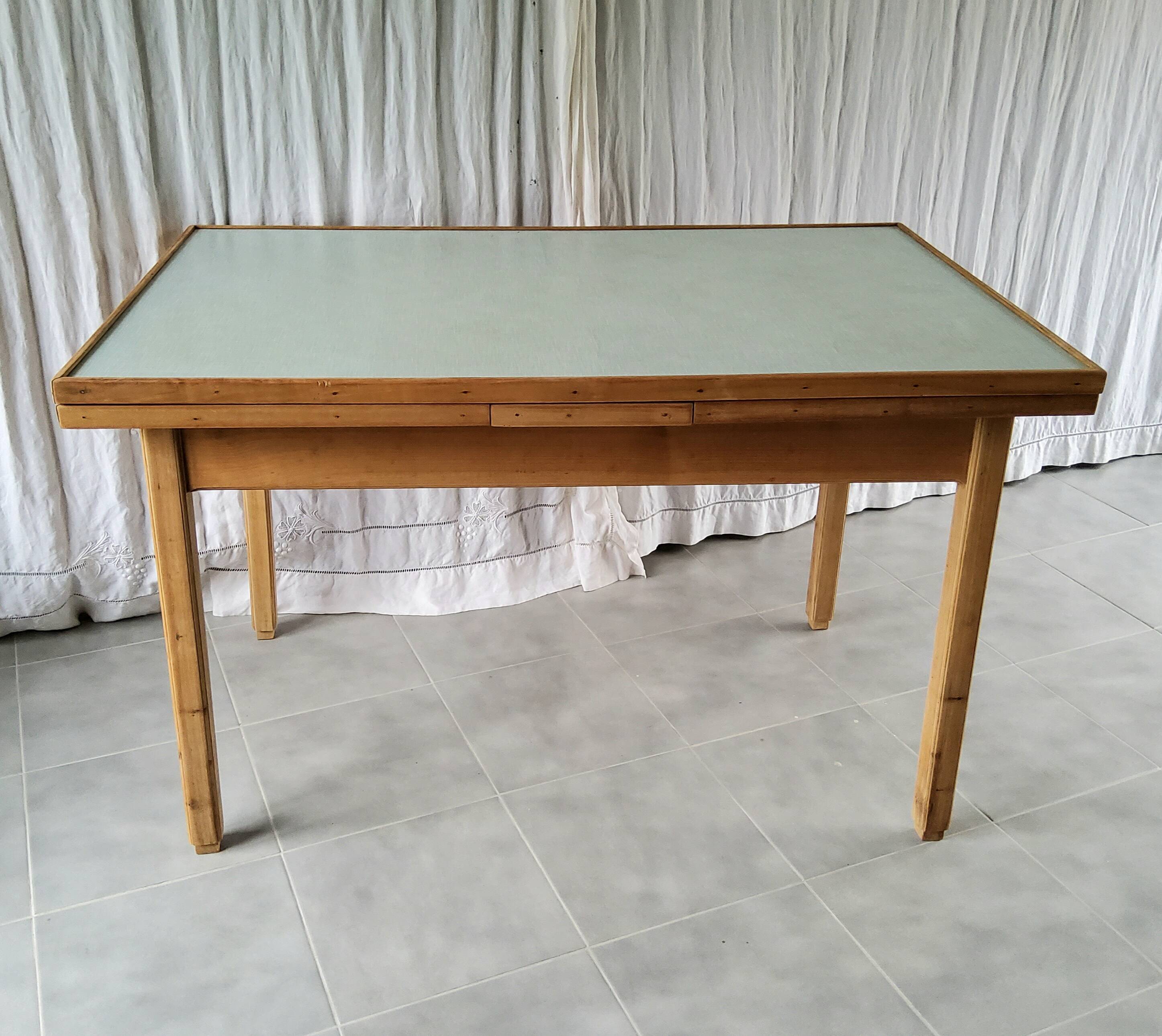 Table de ferme extensible