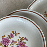 5 Gien dessert plates