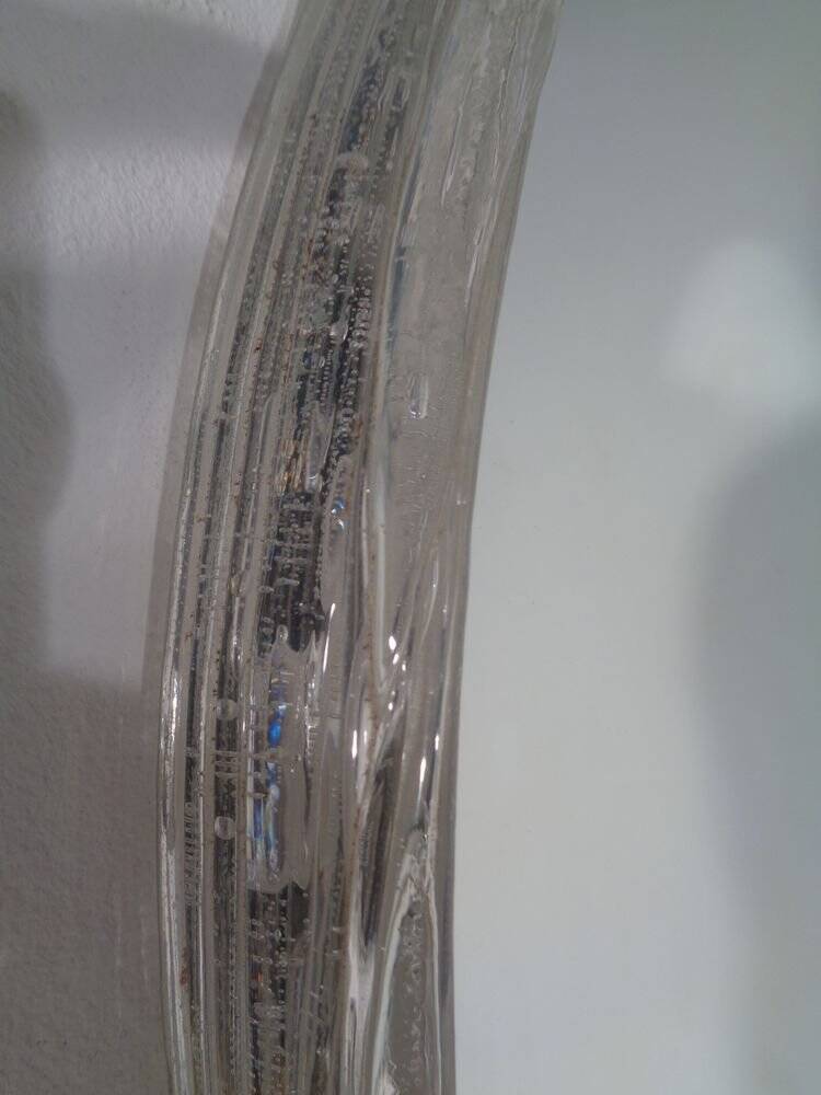 Large acrylic glass mirror, 1970s