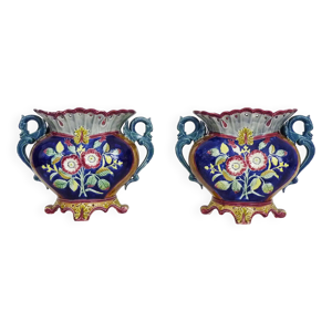 Paire d'anciennes jardinières - pot