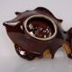 French studio ceramic bowl with fish from Vallauris, 1970s