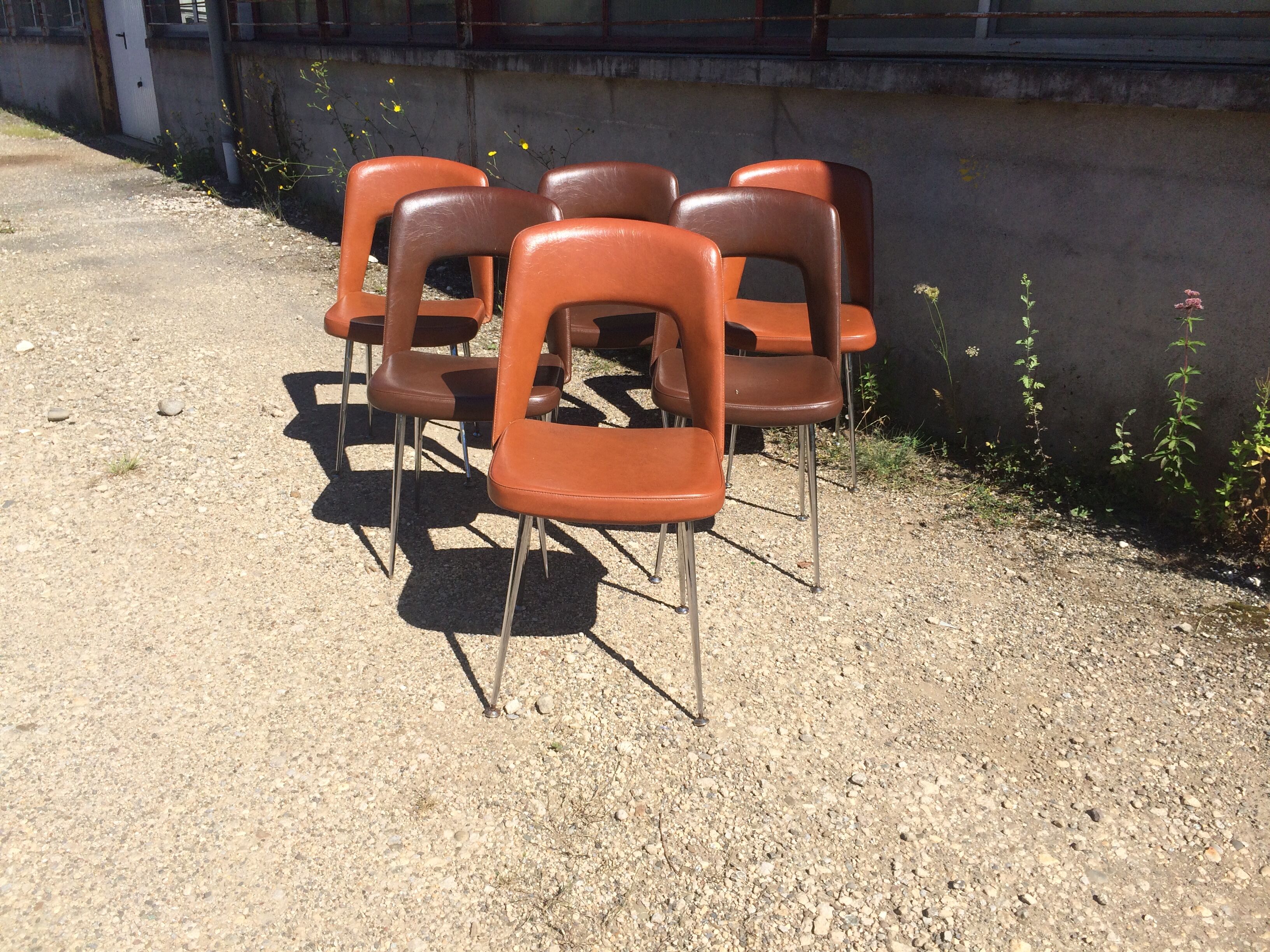 50s conference chairs, set of 6