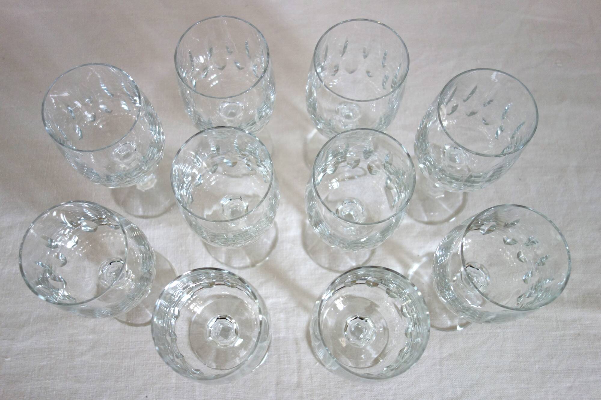 10 Tarentula glasses in crystal by Schott Zwiesel