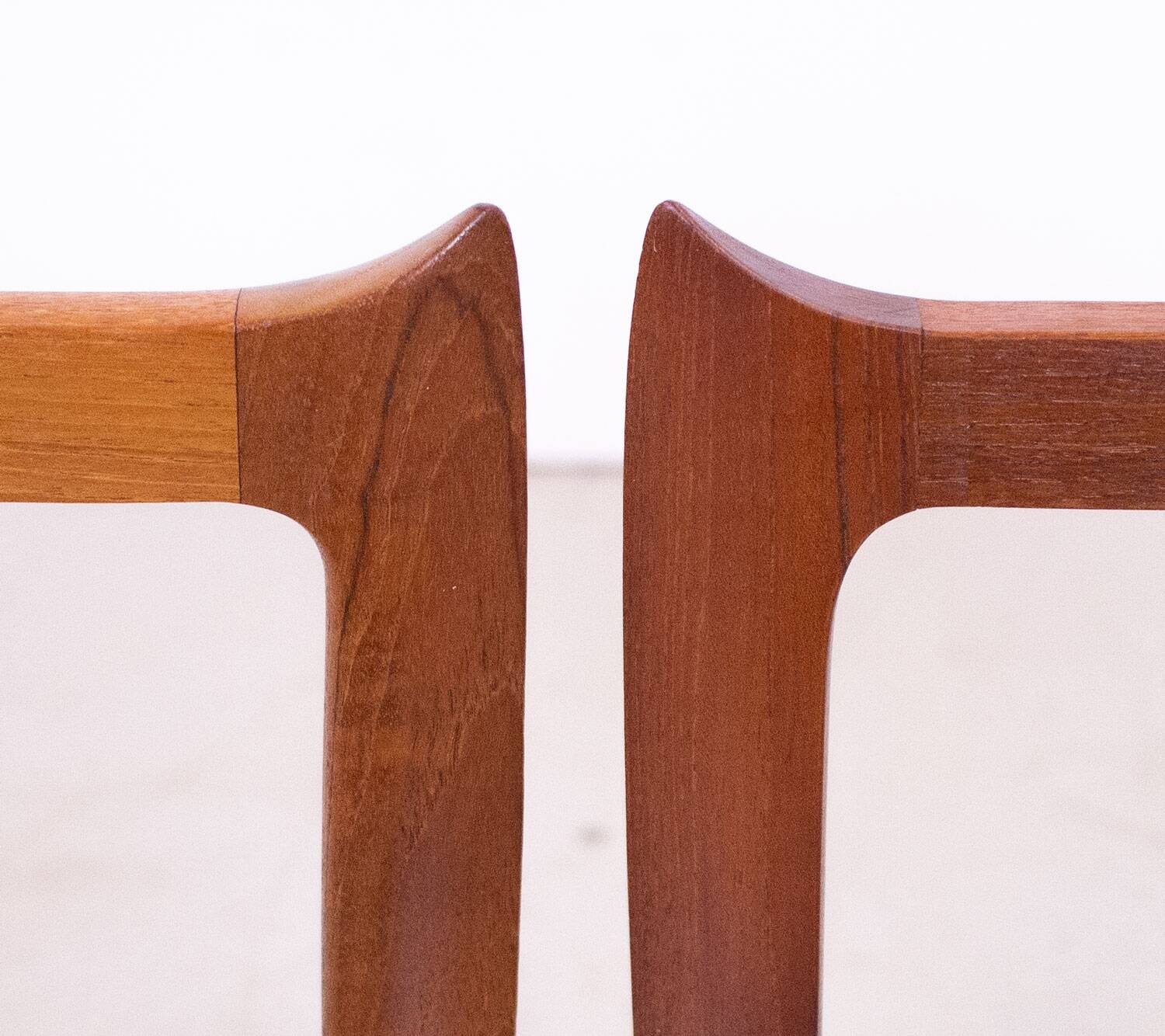 Pair of Danish Teak Model 4508 Tray Tables by Fritz Hansen, 1950s