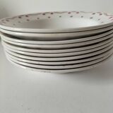 Assiettes Céranrd Saint Amand modèle star