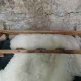 Gyf 1950s curved wooden coat hanger