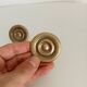 Paire de boutons de meubles Empire en bronze XIXeme