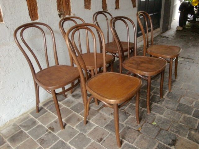 Lot de 6 chaises bistrot