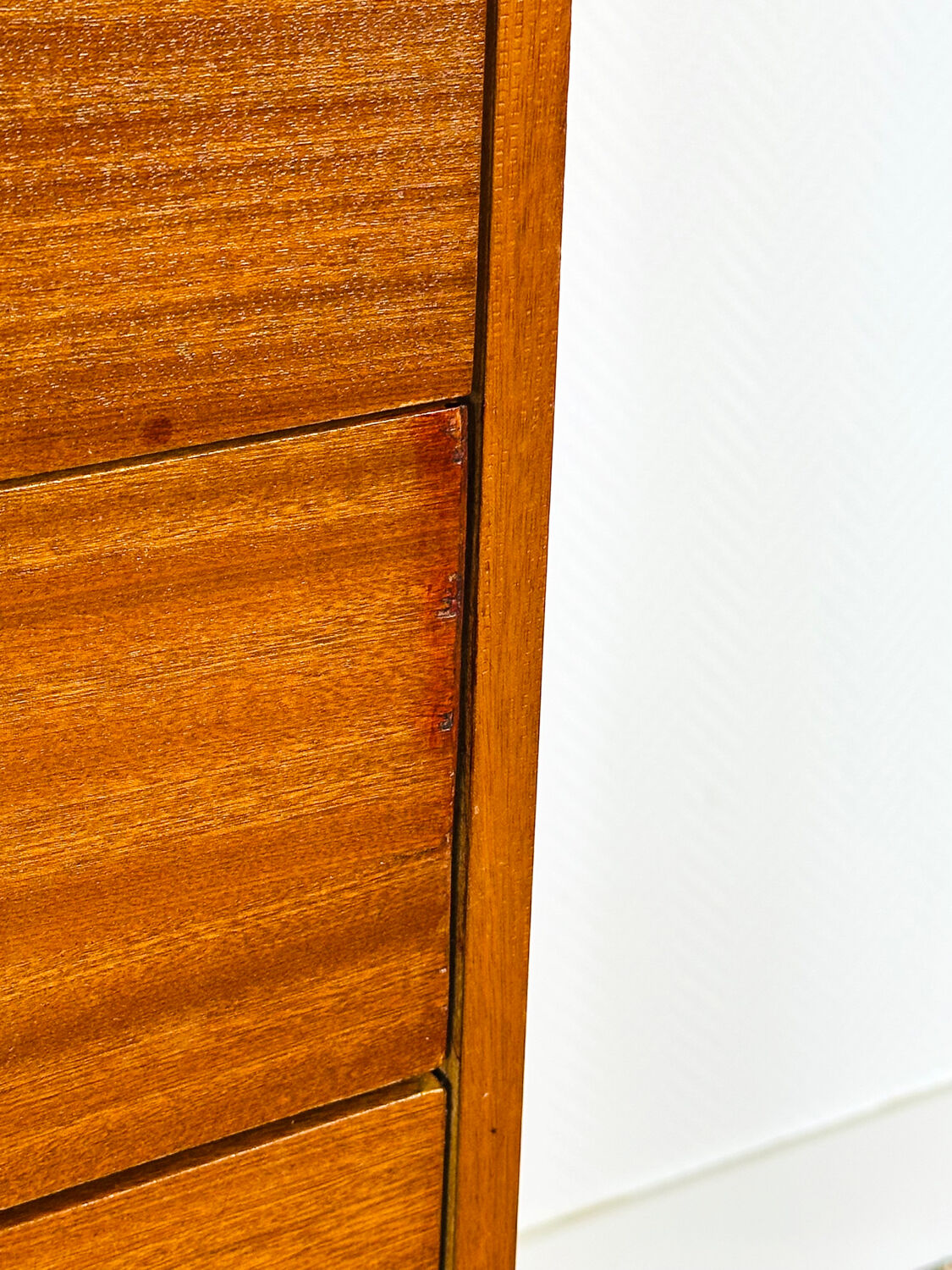 Scandinavian teak chest of drawers from the 1960s.