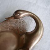 Brass swan pocket empty