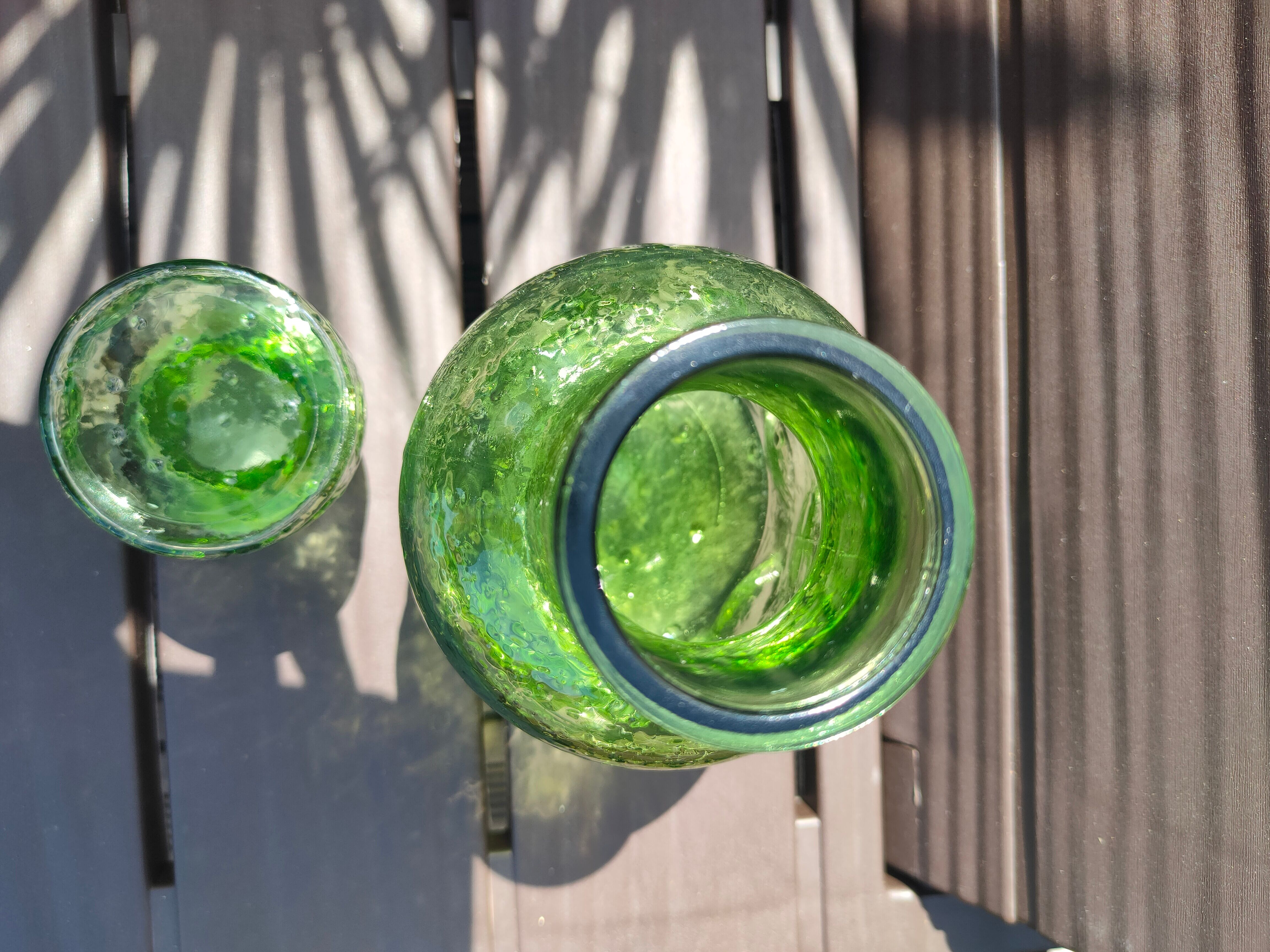 Bouteille en verre vintage