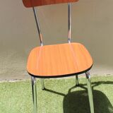 First brown formica chairs