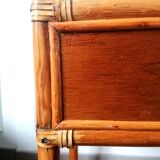 Rattan bedside table 1960