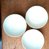 3 vintage faceted bowls