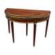 Table demi lune en acajou époque Louis XVI XVIII ème siècle